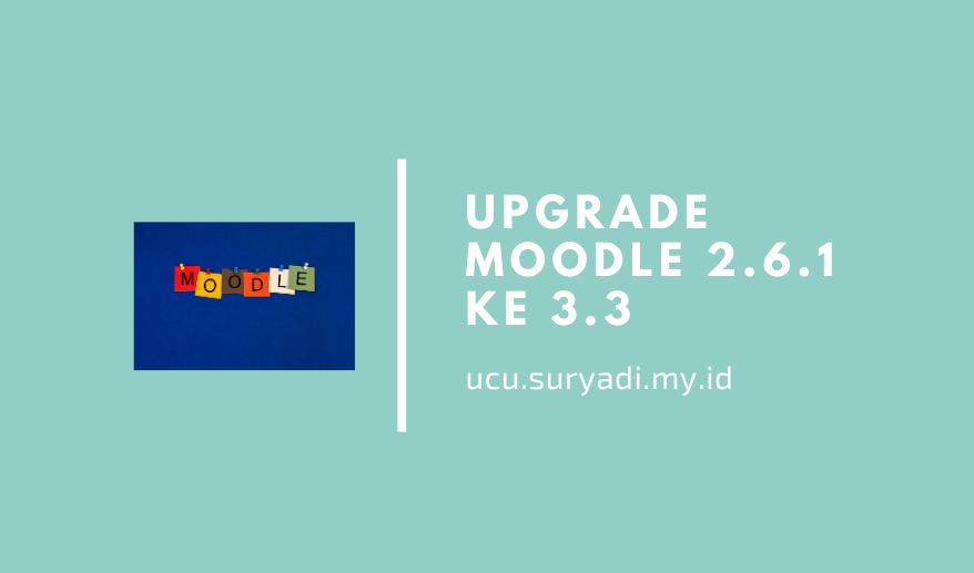 upgrade moodle
