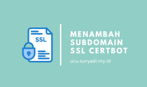 menambah subdomain certbot