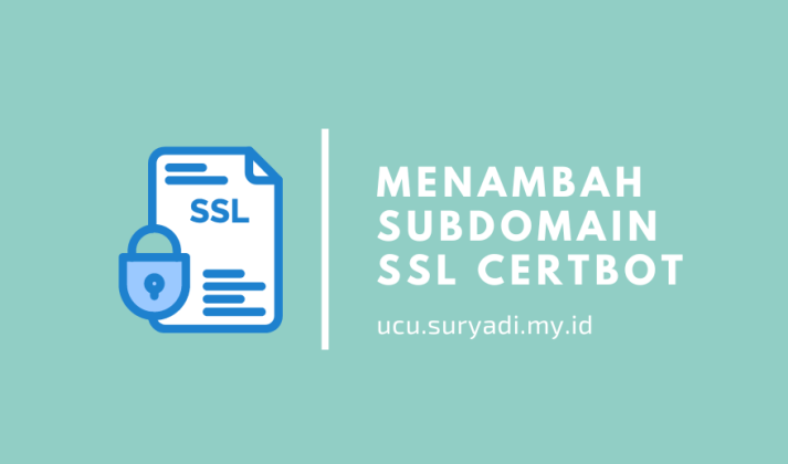 menambah subdomain certbot